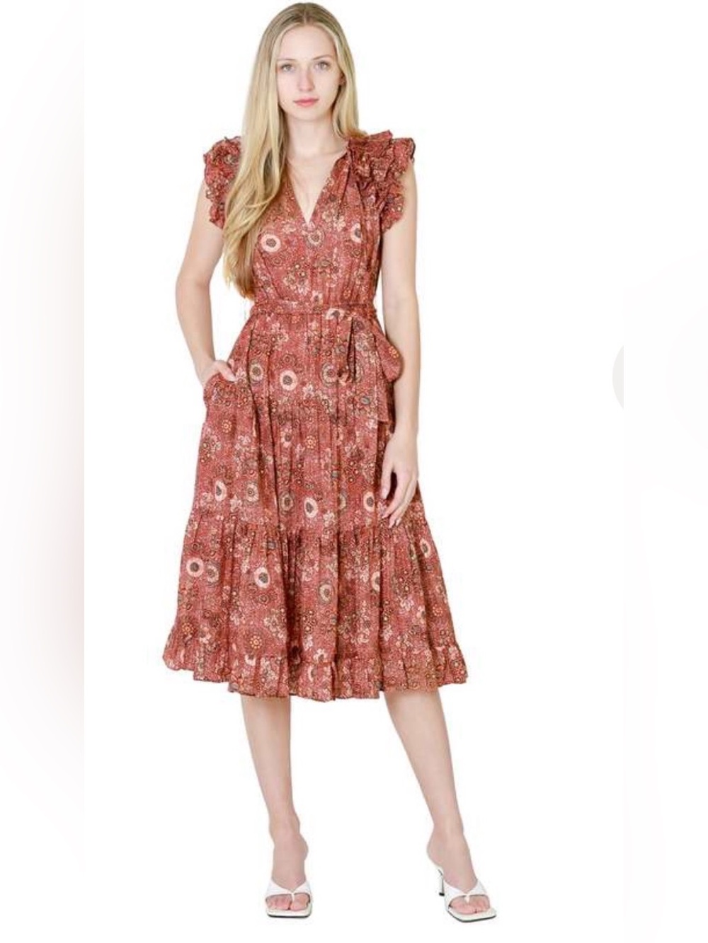 Ulla Johnson Virginia Dress in Rosebud color - size 4